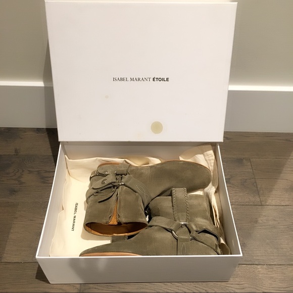 💕 Étoile Isabel Marant Gaucho Boot Bootie EU 36 - Picture 1 of 7